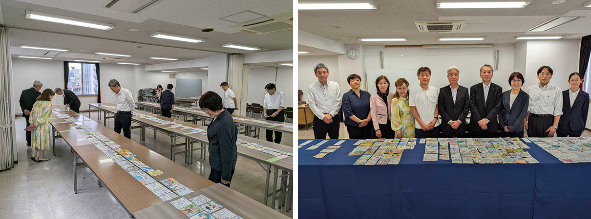 「第12回税に関する絵はがきコンクール」表彰作品選考会開催